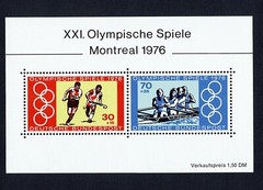 GERMANY Scott# B532 – SG# MS1781 -1976 -Mini Sheet-Summer Olympic Games 1976-MNH