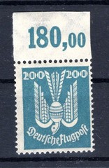 DR Weimar 349OR Upper Margin ** MNH Unused Post Fresh 350EUR