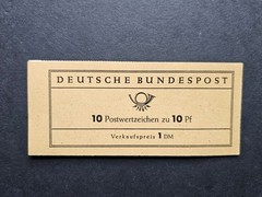 Germany Stamps 1960 (MH-MiNr. 6), Complete Booklet