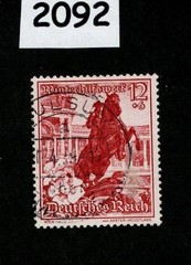 Used stamp Scott B128 1938 Winter relief Culture fund Germany #2092