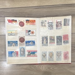 East Germany (DDR) Used Postage Stamp Collection Lot in Album, Various Topics