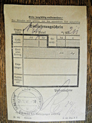 Germany, WW II: nazi occupation of Ukraine 1942, proof of postage military post
