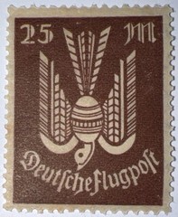 Travelstamps: Germany Deutches Flugpost Stamps Scott #C13/Mi 265-25m Mint MNH OG