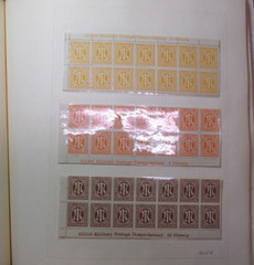 Germany Post War Stamps Album, Allied Military, MNH, MH, Used