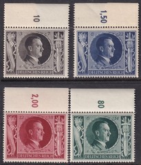 Authentic Stamp Germany Selection 1943 WWII Military Hitler 54th Top MNH