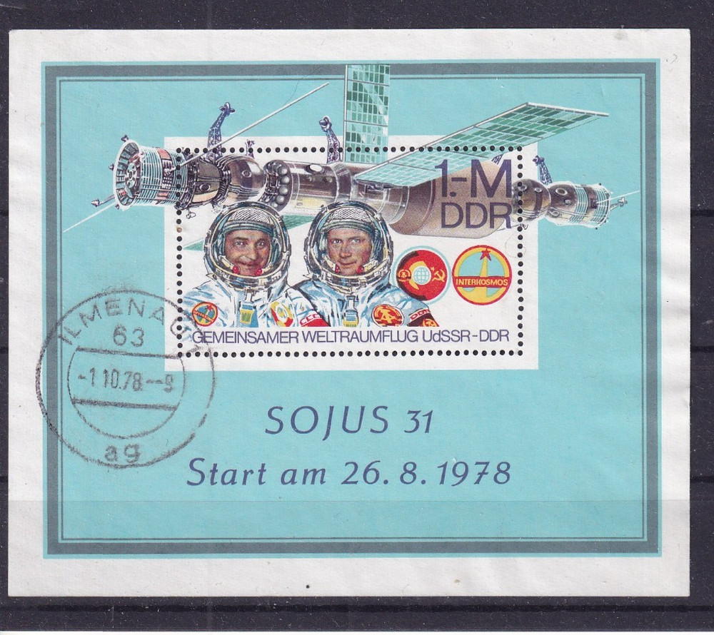 DDR used Block 53 Scott 1949 Soyuz Astronauts