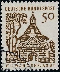 Stamp Germany Sc 0909 1964 Bundespost Adolf Hitler in the Tree Seldom Offered U