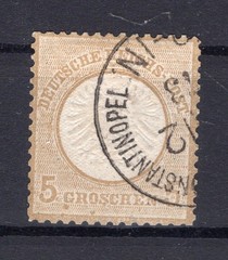 Turkey Precursor V22 Used Stamp – Genuine – Stamped Germany