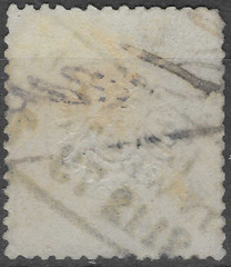 GERMANY 1872. 5g. BISTRE, GOOD USED. SHORT CORNER TOP-LEFT. SG. 22. (C579)