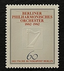 Travelstamps: 1982 Berlin Germany Stamp Scott #9N471 – Philharmonic 750th MNH OG