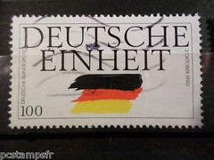 Federal Germany, 1990, Stamp 1310, Flag, Used