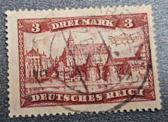 Stamp Germany Reich 3 Mark 1937 Bauwerke Marienburg Mi. Nr. 366 (34254)