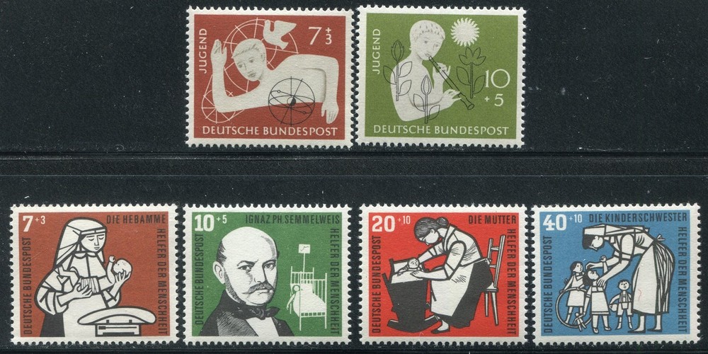 Germany B348-B349, B350-B353 Mint