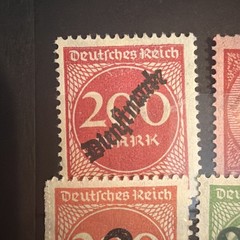 German 1923 Hyperinflation Stamp Collection – Surcharge & Definitives – MNH
