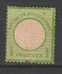 Germany: Lot 8: (#15 – F – Mint H) Scott 2024 Catalog Value $32.50
