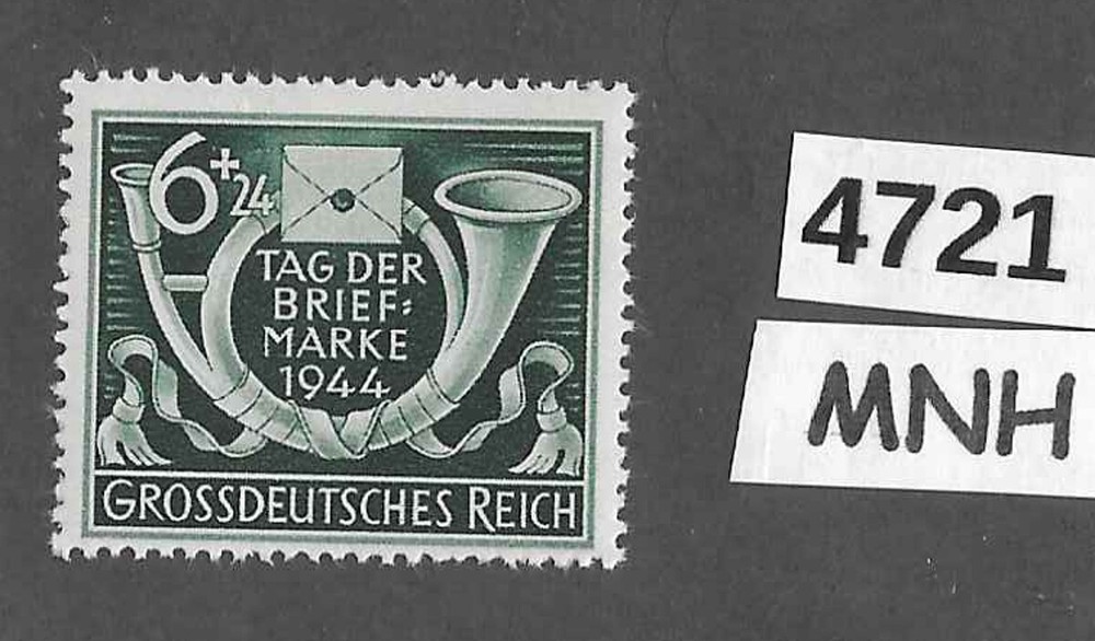 MNH stamp Sc B288 / 1944 Third Reich Stamp collectors‘ day Brief Marke #2021