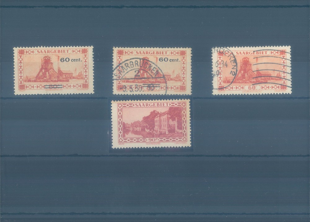GERMANY SARRE 1930-1932 MH/used/MNH stamps (CV $57 EUR50)
