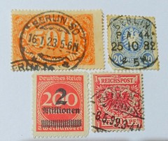 Germany stamps Germany Empire Reichspost 1875 1889-1900 1922-1923