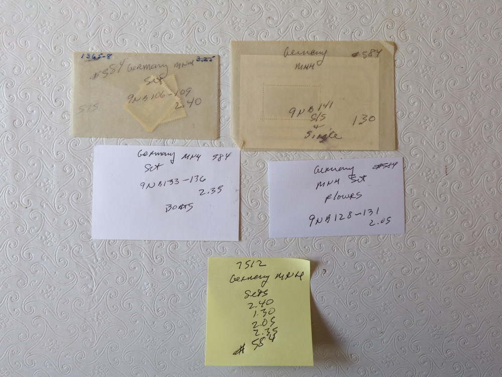 APC 7512 germany MNH sets