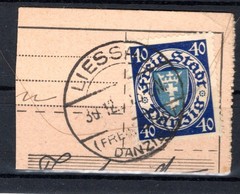 DAnzig LIESSAU On 199 Used Stamp Echt Stempel! Gest. (GA1857
