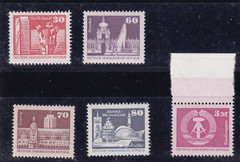 DDR MNH ** Regular issues from 1981