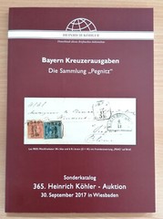Bavaria Bayern Kreuzerausgaben Die Sammlung „Pegnitz“. Auction catalogue