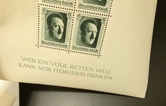 Germany 1937 Hitler 48th Birthday 4 Stamp Mini Sheet – EXCELLENT MNH #B102 (10)