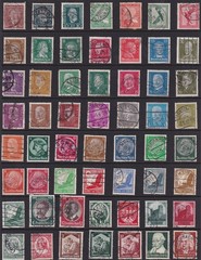 Lot-R Stamp Germany WWII 3rd Reich Airmail Saar Airplanes Weimar U