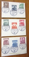 EBS Germany 1940 Buildings – Bauwerke Michel 751-759 Sonderstempel KÖLN 571