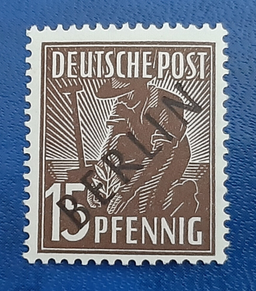 Germany Stamp Berlin 15 Pfennig 1948 Schlegel BPP Mi. Nr. 6 (20874)