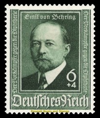 EBS Germany 1940 – von Behring – Nobel Prize Medicine – Michel 760-761 – MH*