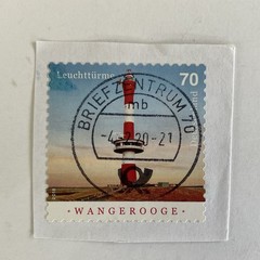 5 Germany stamps~2015-2018~Automobile~Mercedes Benz 220S~Wartburg 1.3~lighthouse