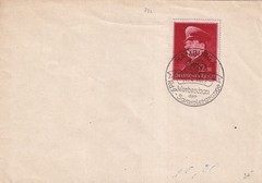 G016 Germany Empire 1941 The 52th Anniversary of the Birth of Adolf Hitler cover