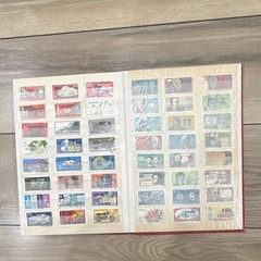 East Germany (DDR) Used Postage Stamp Collection Lot in Album, Various Topics