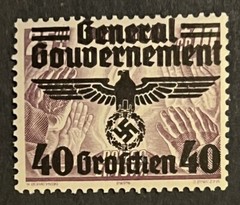 Travelstamps:Germany Stamp Poland – Mint Original Gum MNH OG