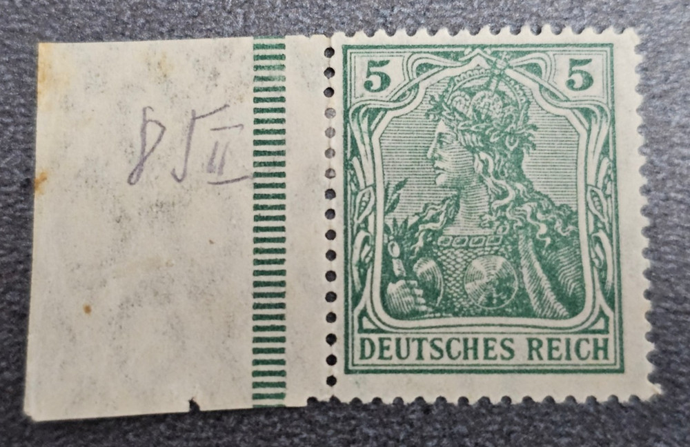 Stamp Germany Deutsches Reich Germania 5 Pfennig 1905 Mi. Nr. 85 [🇩🇪39674-8]
