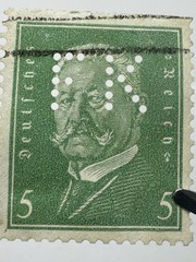 Lot of 160+ Germany 1900-1932 Weimar Reichspost Pictorials Perfins Used