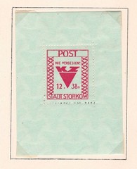 Stadt Storkow – 1946, Souvenir sheet, Victims od Fascism, greenish paper, MNH