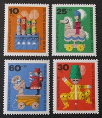 Germany Berlin Stamp 9NB83-6 MNH Toy Topical Full Set