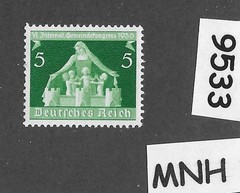 MNH Stamp Sc 474 / 1936 Germany Third Reich Municipalities congress #9533