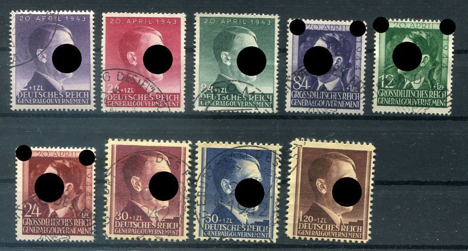 GG 89/91,101/3,117/19 Mint Stamped Original Echt (y80241