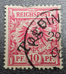 Stamp Germany Reich Colony Africa Togo 10 Pfennig 1897 Mi. Nr. 3 [🇩🇪39077-8]
