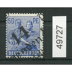 District 14 no. 005 Dresden 12 ** 50 Pf. checked BPP