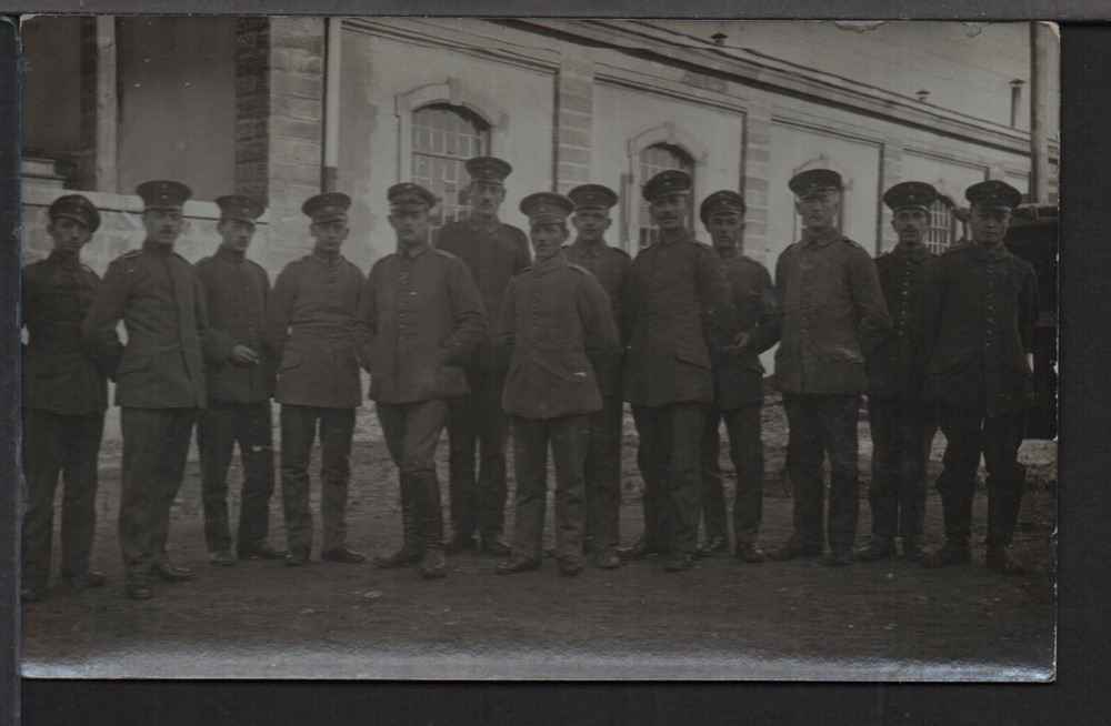 ✔️ GERMANY REICH WWI SOLDIERS EXCELLENT RARE AGED MILITARY POSTCARD