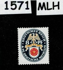 MLH stamp B29 Lippe-Detmold Germany Weimar Republic 1929 Semi-Postal #1571