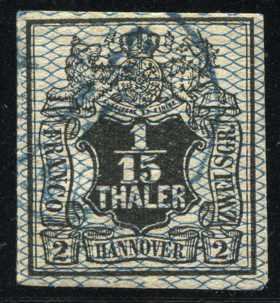 Germany Hannover 1856 2 Sgr Used VF Very Fine Mi 11 EUR 80,00