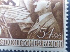 Nazi Germany WW2 1944 Stamp 11th Year of Power Third Reich Reichspfennig Rare