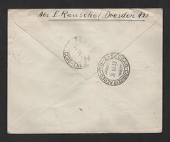 GERMANY TO US 1932 MULTI-FRANKED GRAF ZEPPELIN COVER WITH SCOTT #C38, B42-B43