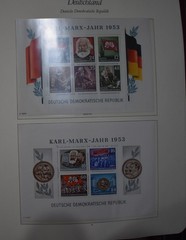DDR COLLECTION 1949-1990 COMPLETE MNH IN 4 HINGELESS ALBUMS SEE DESCRIPTION