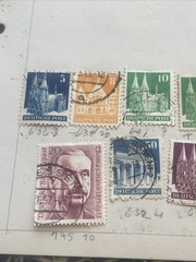 Germany Airmail Flugpost And Berlin Posthorn Issues Lot WWII & Postwar Page